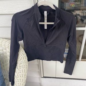 Lululemon It’s Rulu Run Cropped Half-Zip Size 4